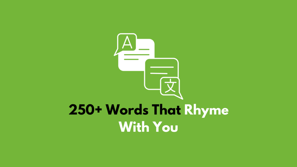 250 Important Words That Rhyme With Years