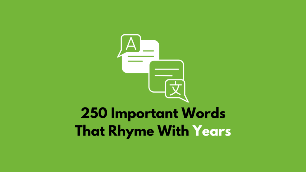 300 Important Words That Rhyme With wORK
